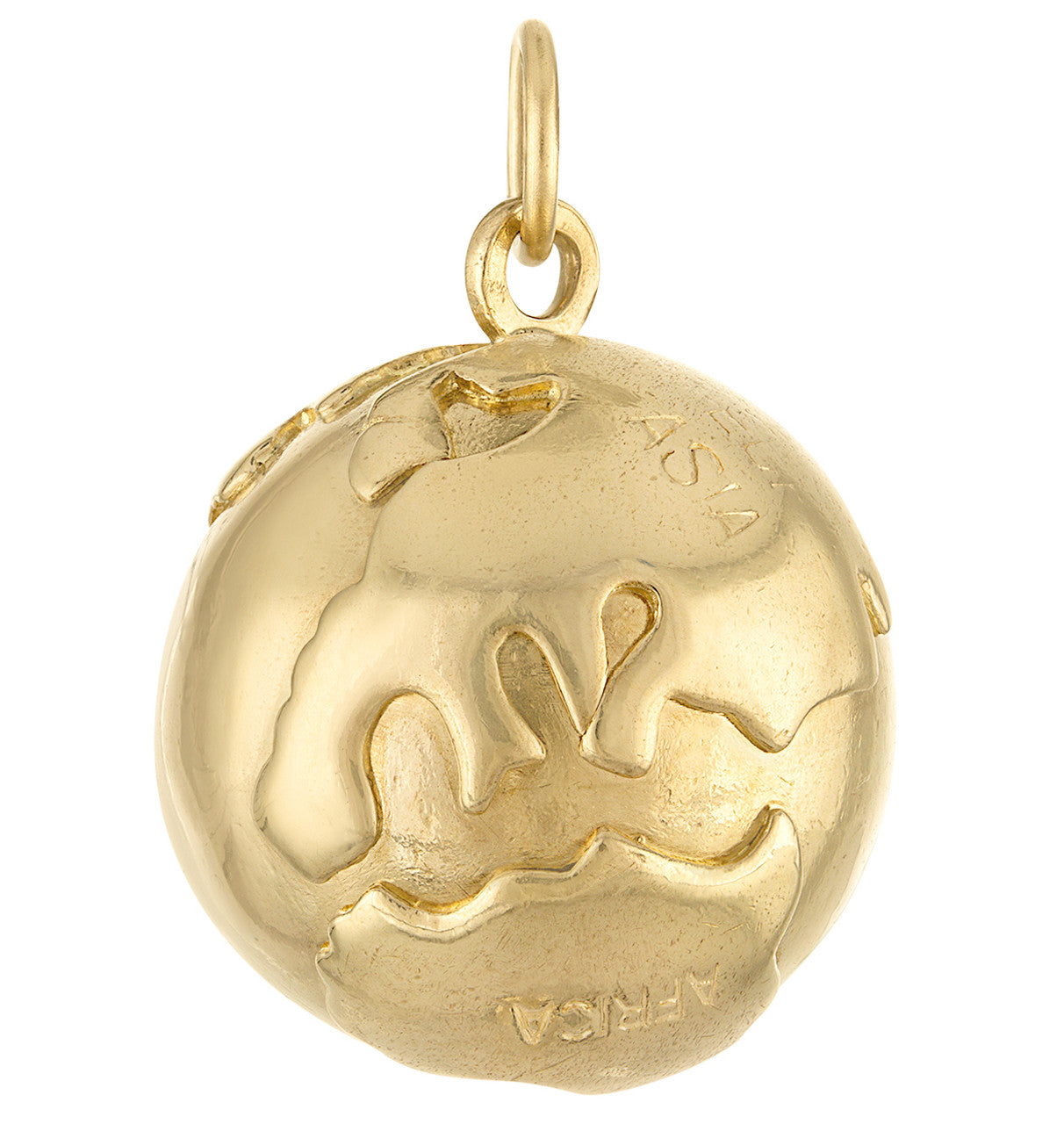 Vintage Classic Globe 10k Gold Charm